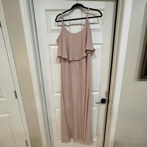 Show Me Your Mumu- Caitlin Ruffle- Dusty Blush Crisp
